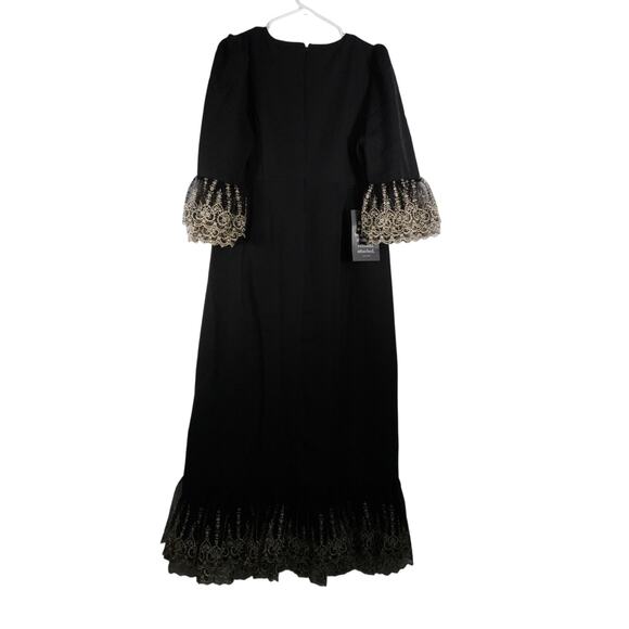 New Tuckernuck Pomander Place Gold Lace Lillith Midi Dress Sz Medium 0107 - Picture 5 of 11